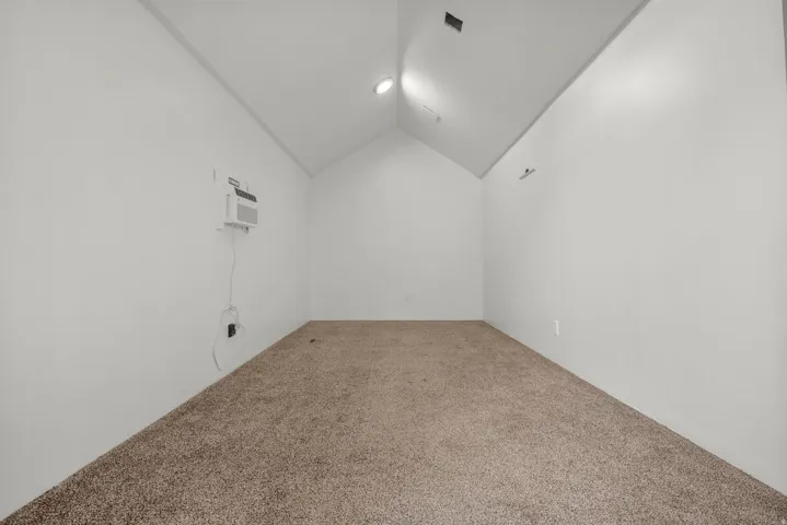 Shed interior
