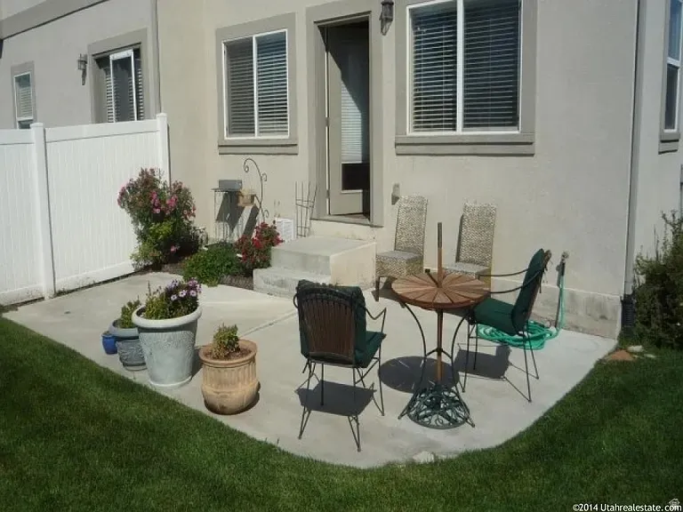 Concrete patio with direct outdoor access