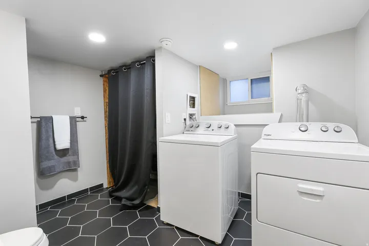 Newly remodeled - 3/4 bathroom and laundry room