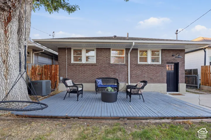 Backyard deck