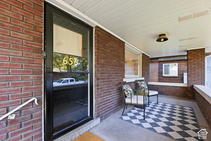 Covered front porch