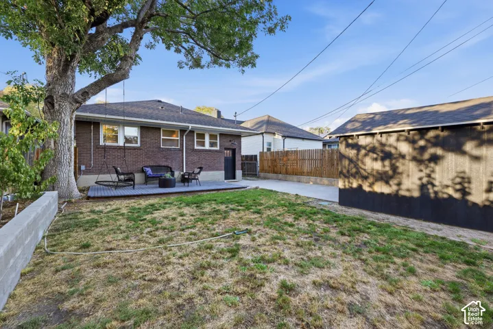 Back yard - 2018 roof and gutters