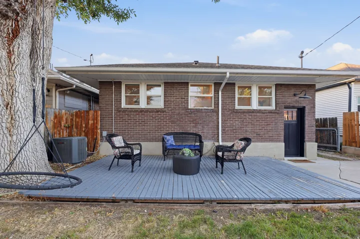 Backyard deck
