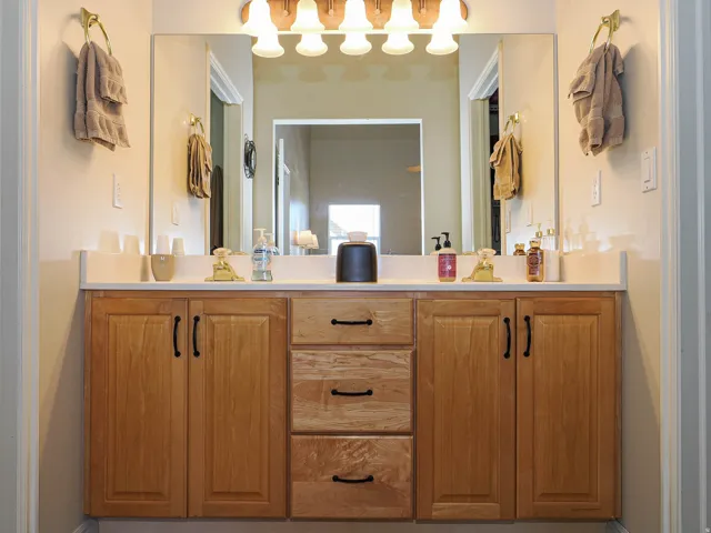 Primary bathroom.