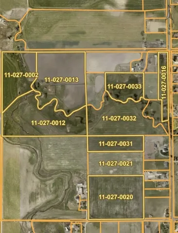 Plat Map. Illustrating the property boundaries and parcel identification numbers