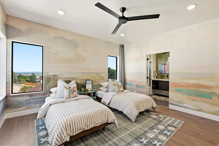 Hardwood-style flooring throughout