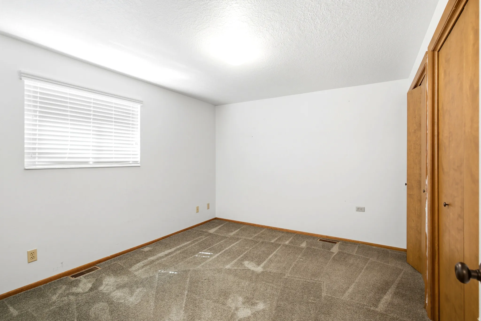 White walls with matching trim