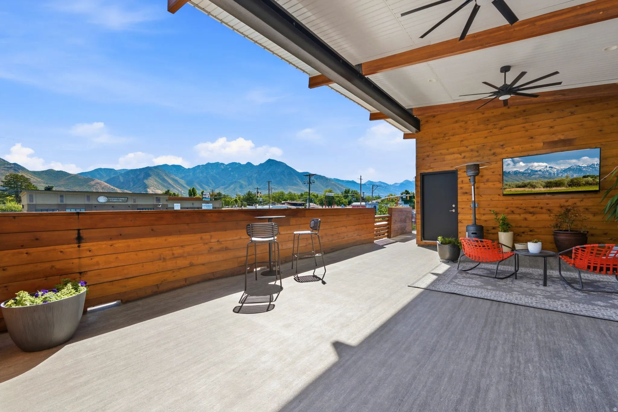 Expansive views of Wasatch mountains