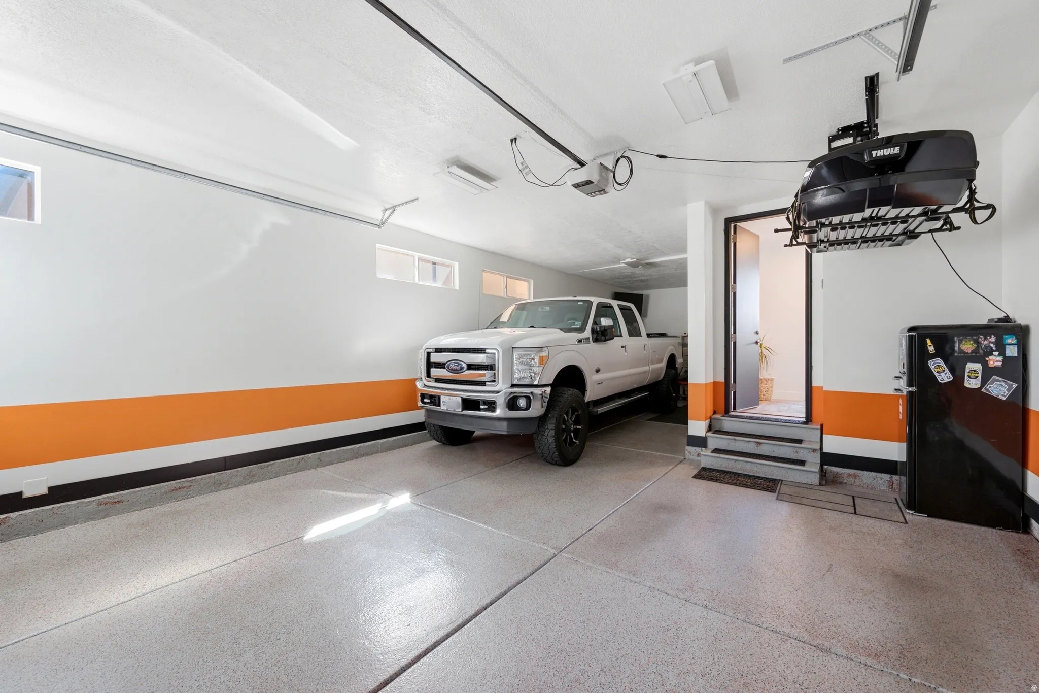 Insulated, epoxy floor and lift