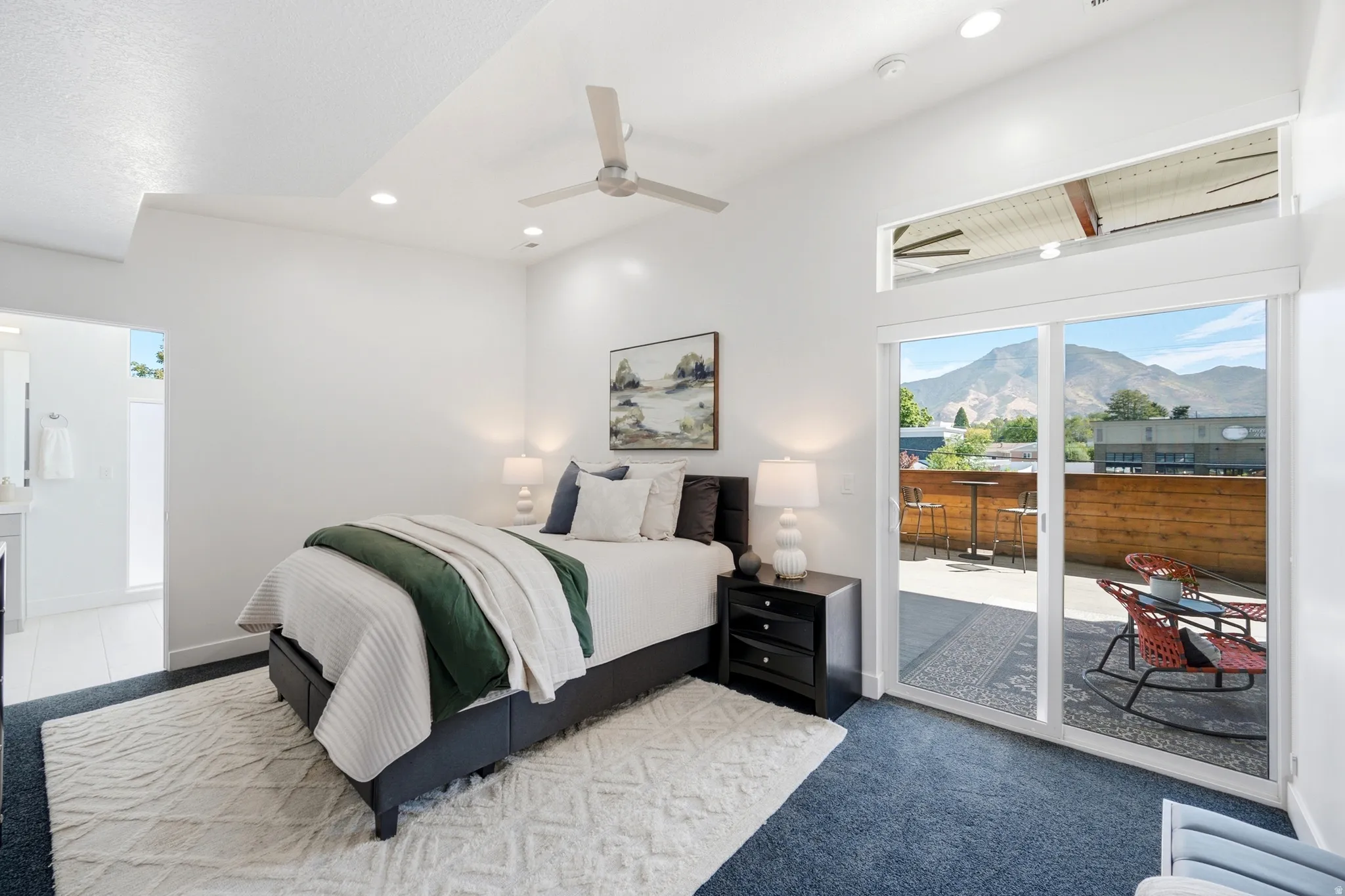 Primary Bedroom with sliders to deck