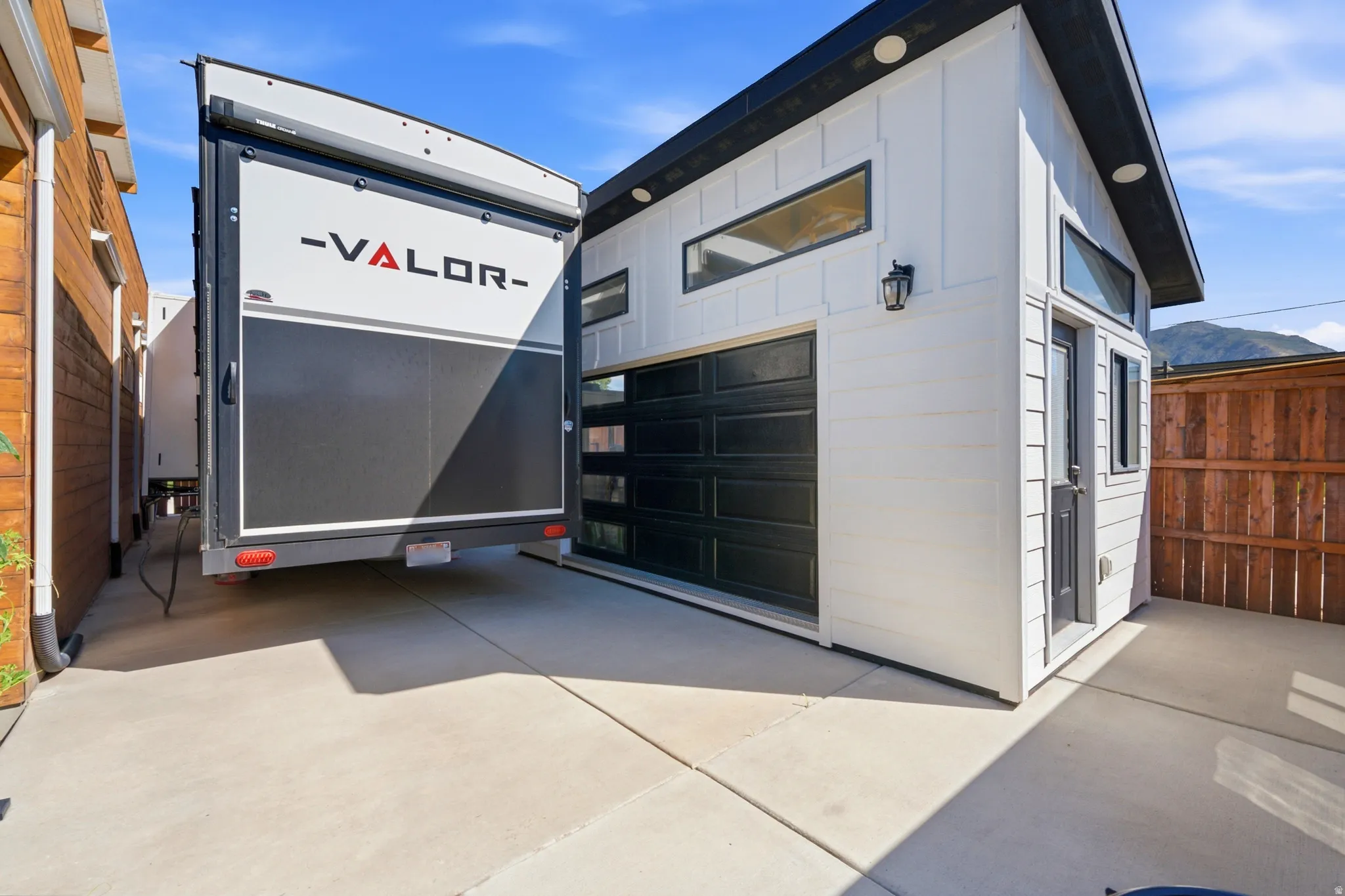 RV pad and shed