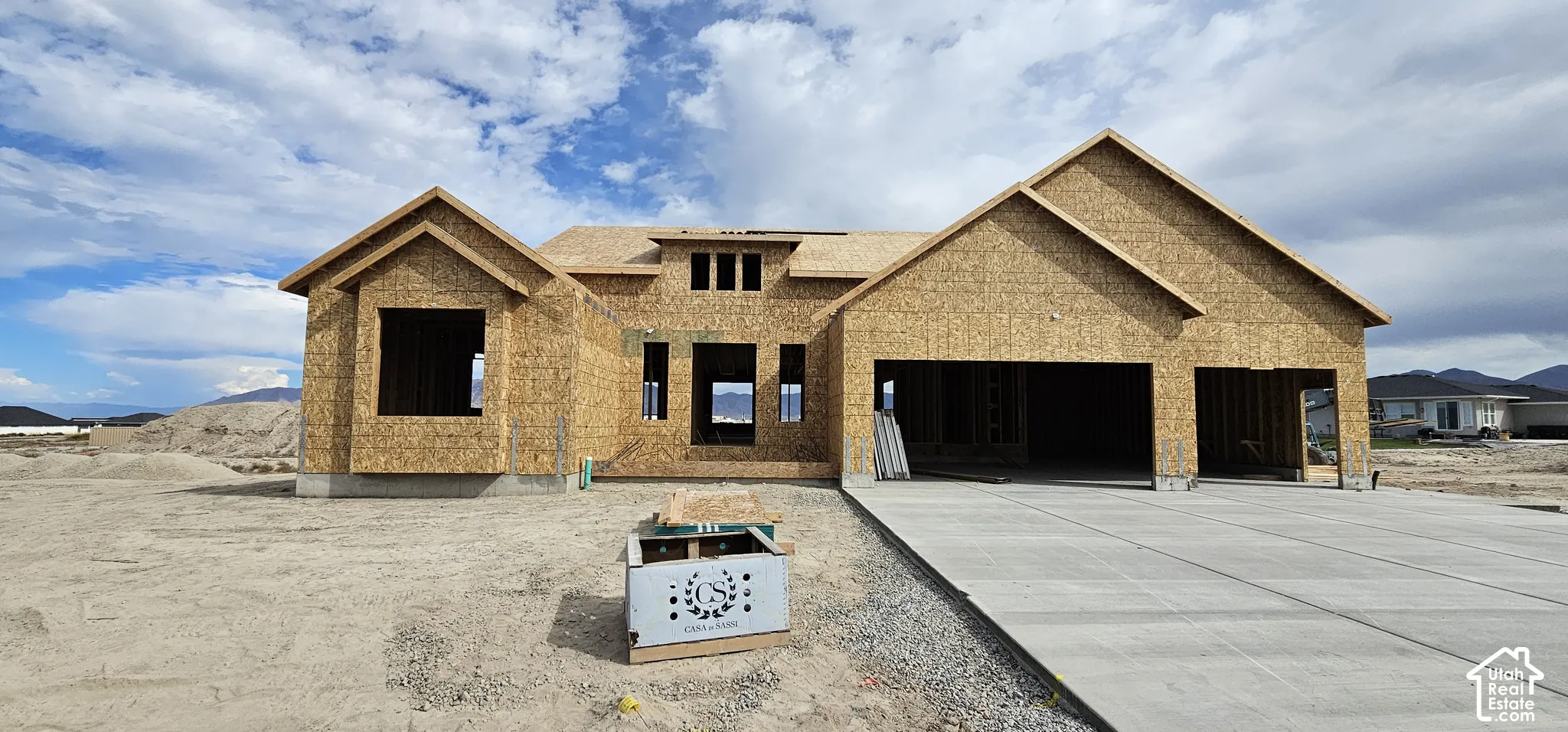 Actual home under construction. Photo taken 10/6.