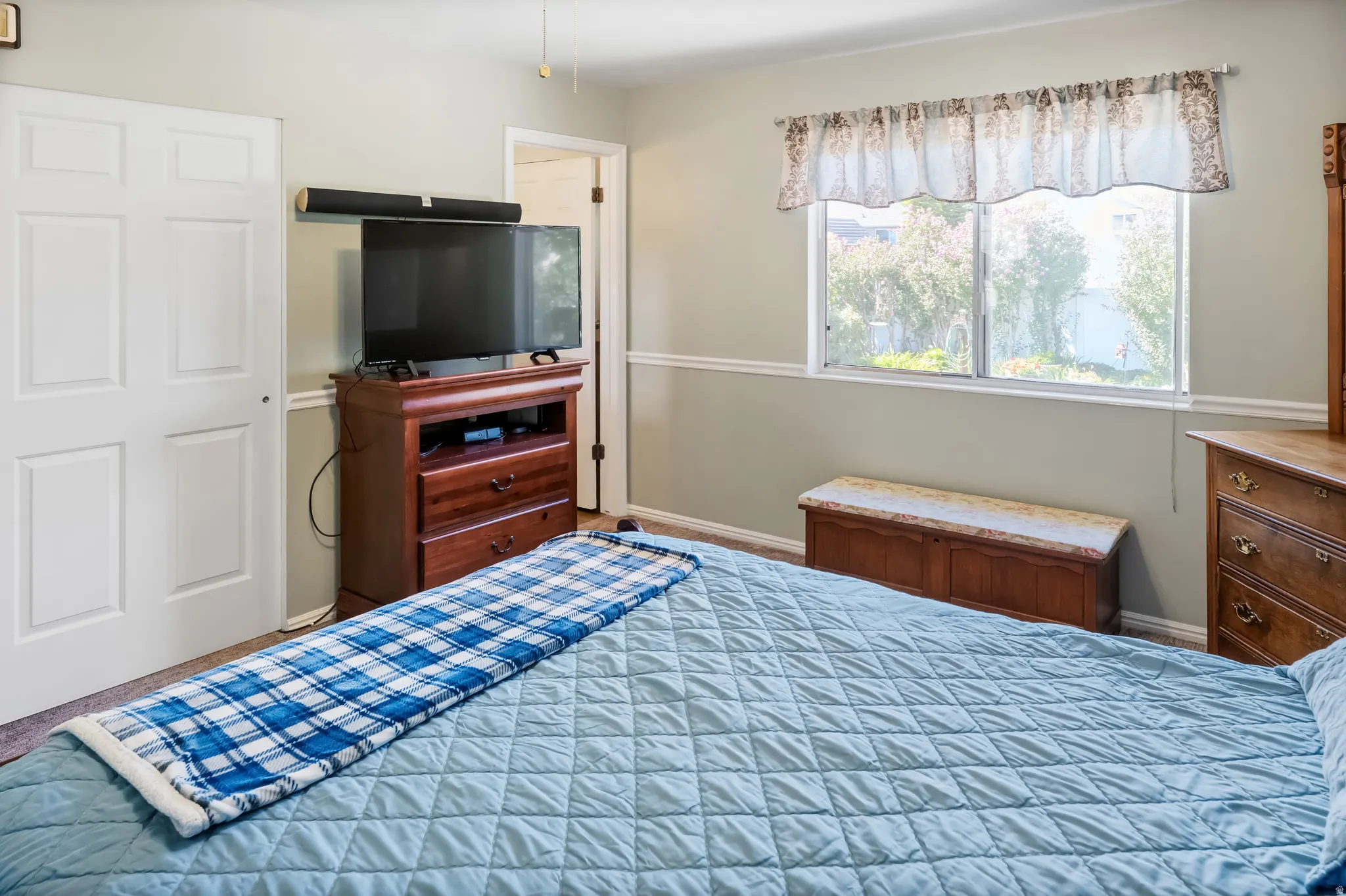 Primary bedroom with connected full bath