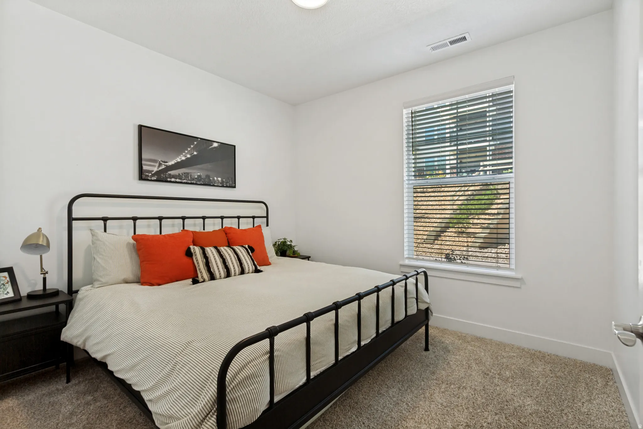 Spacious light-filled bedroom