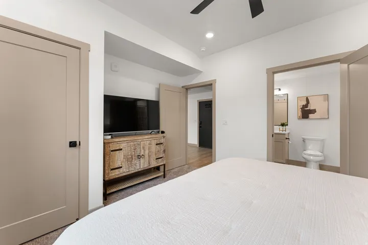 Recessed lighting and ceiling fan