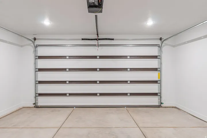 Integrated garage door opener