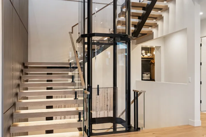 Integrated private elevator