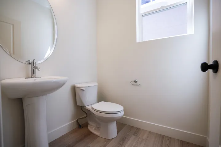 Powder bath on main level.