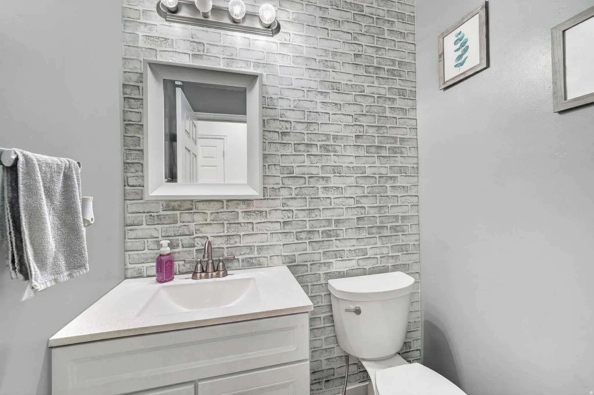 1/2 bathroom on main level