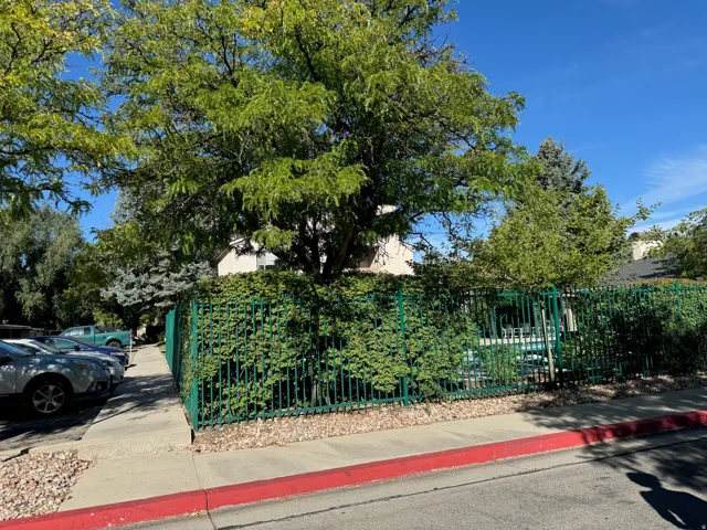 Clubhouse and pool conveniently located at the beginning of Springcrest St