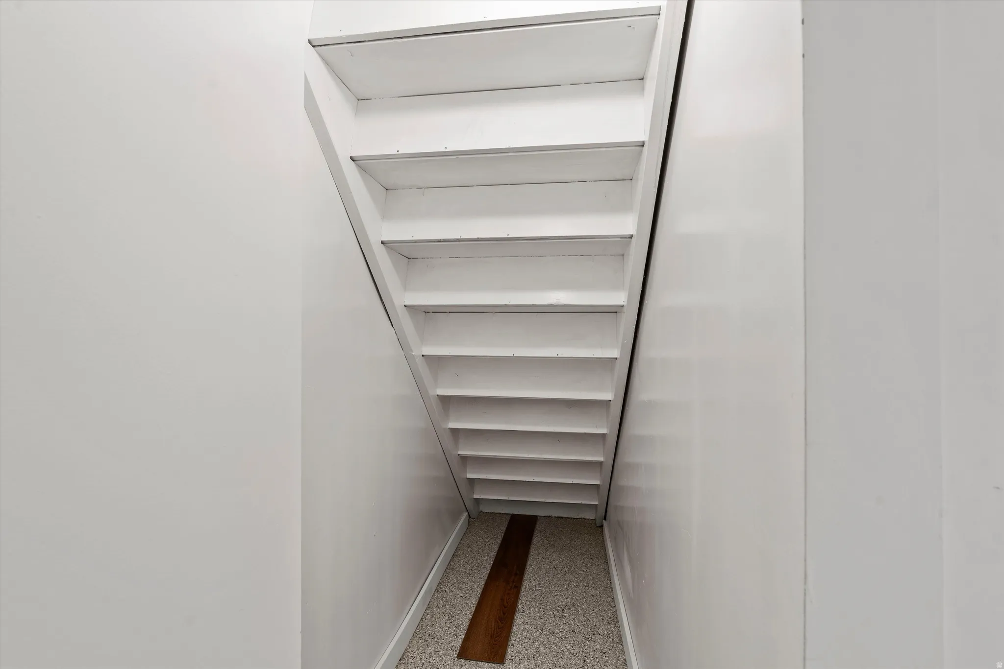 Storage under stairs