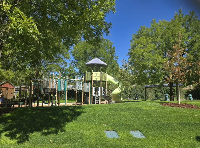 Updated park around the corner from the home.