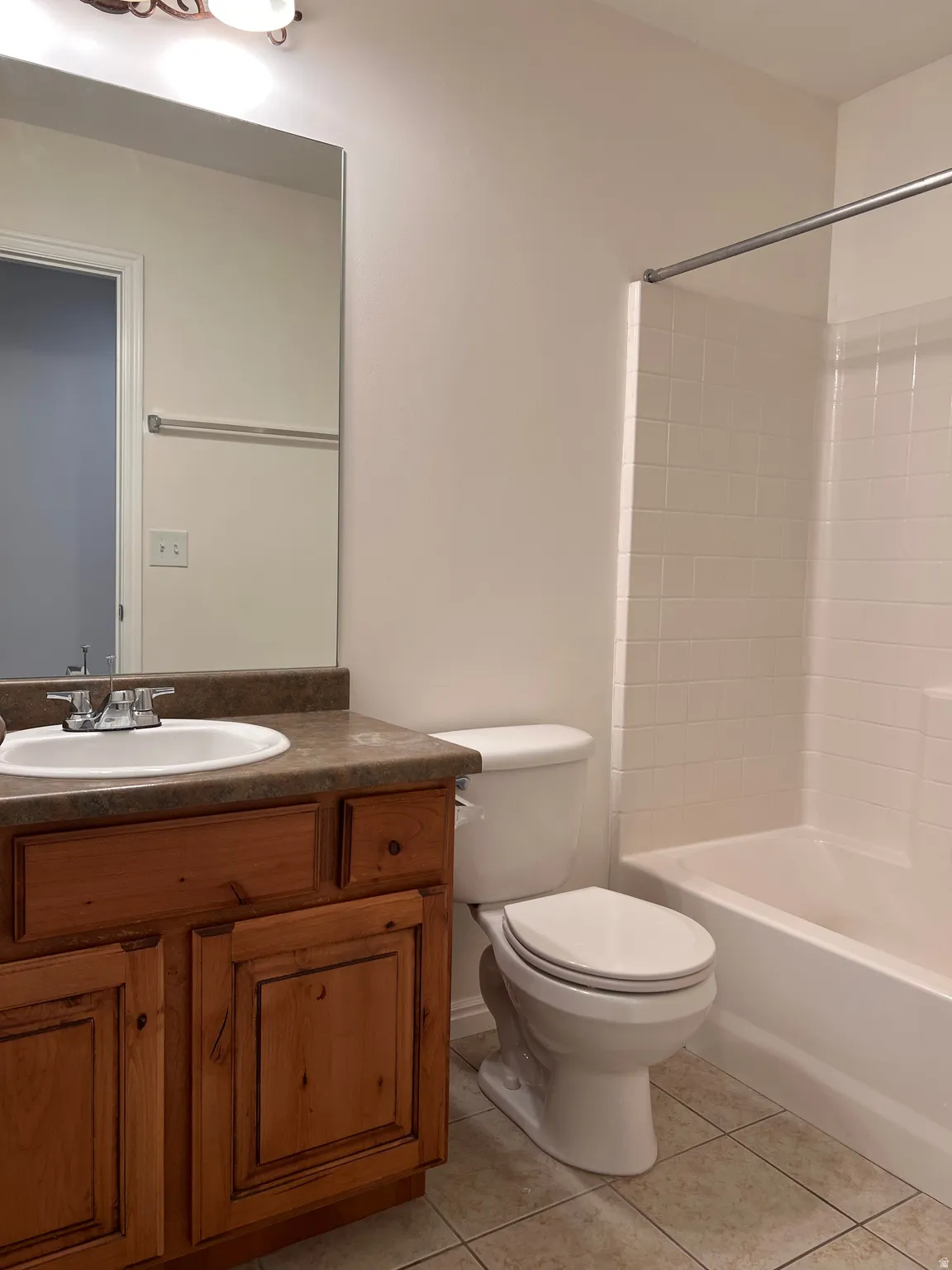 Second floor bathroom, new paint