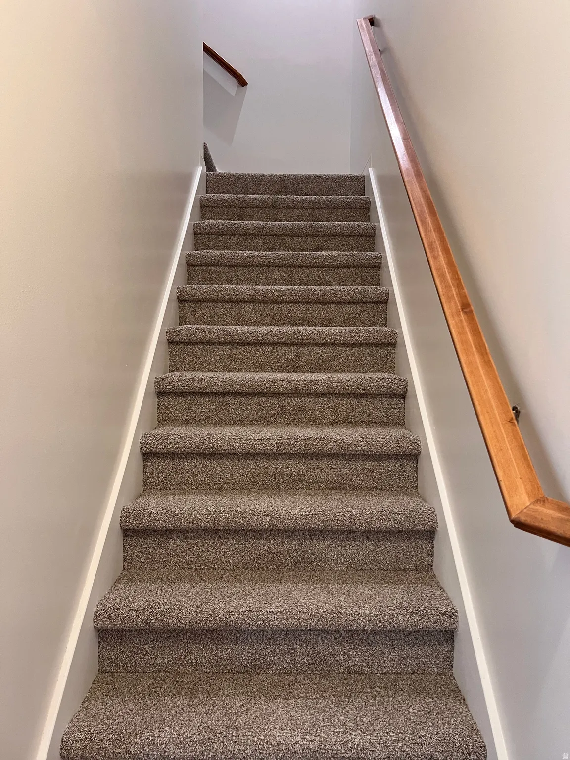 To level two. New carpet, new paint