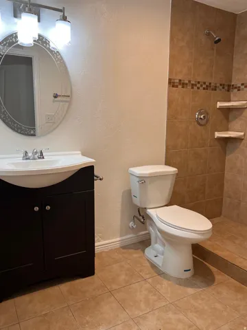 Basement Bathroom, new paint