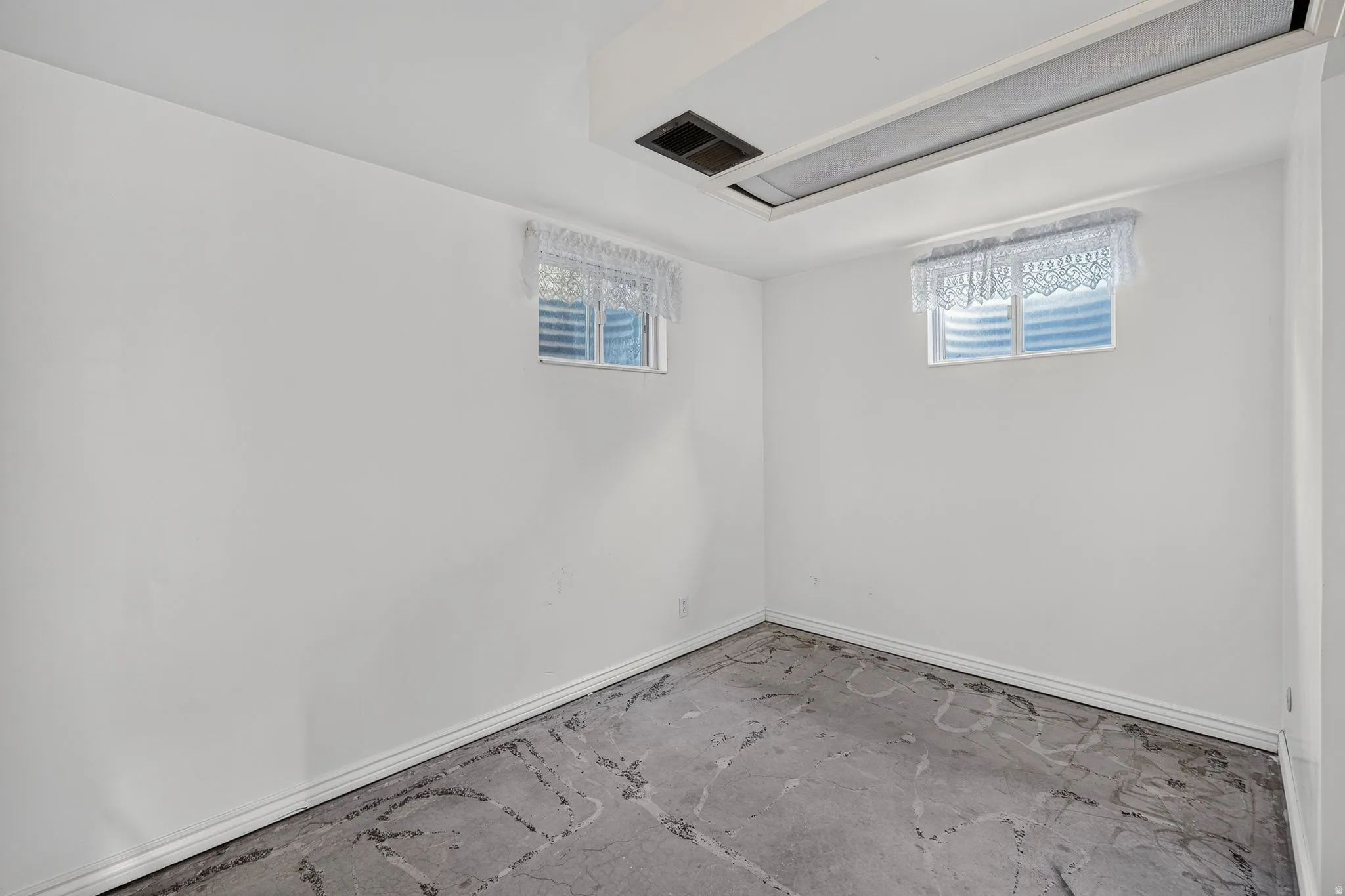 Basement bedroom