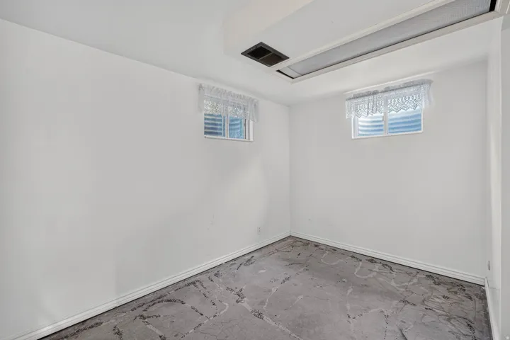 Basement bedroom