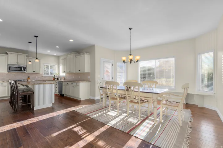 Hardwood-style flooring throughout