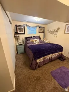 Wall-to-wall carpeting with a neutral color palette