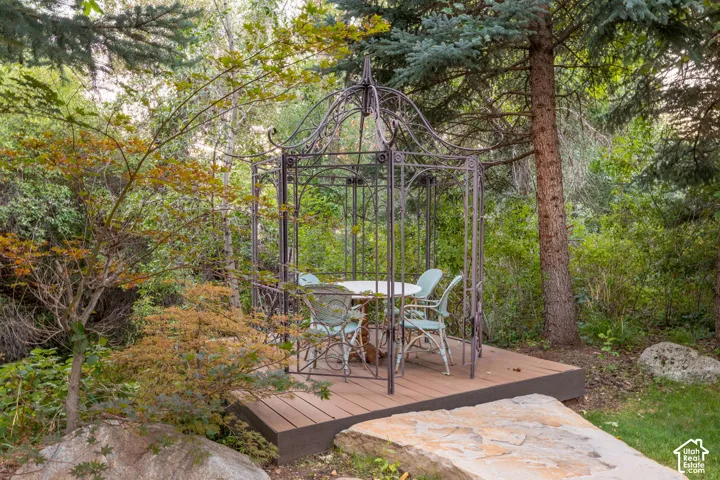 Gazebo by creek