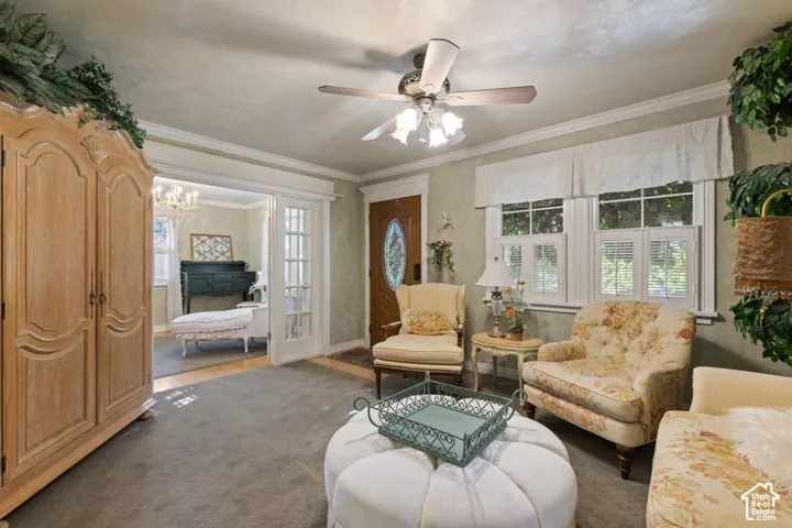 Front room in cottage