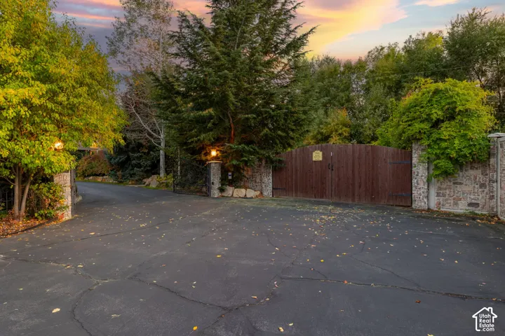 Gated entrance