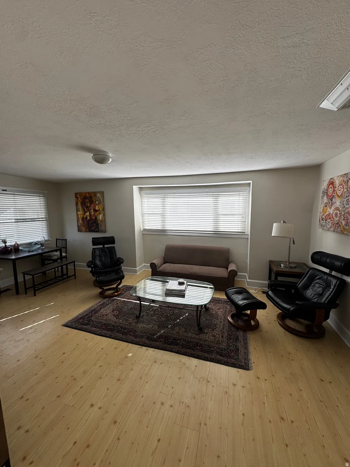 Light wood-finish flooring