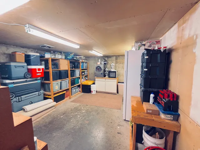 Large downstairs storage