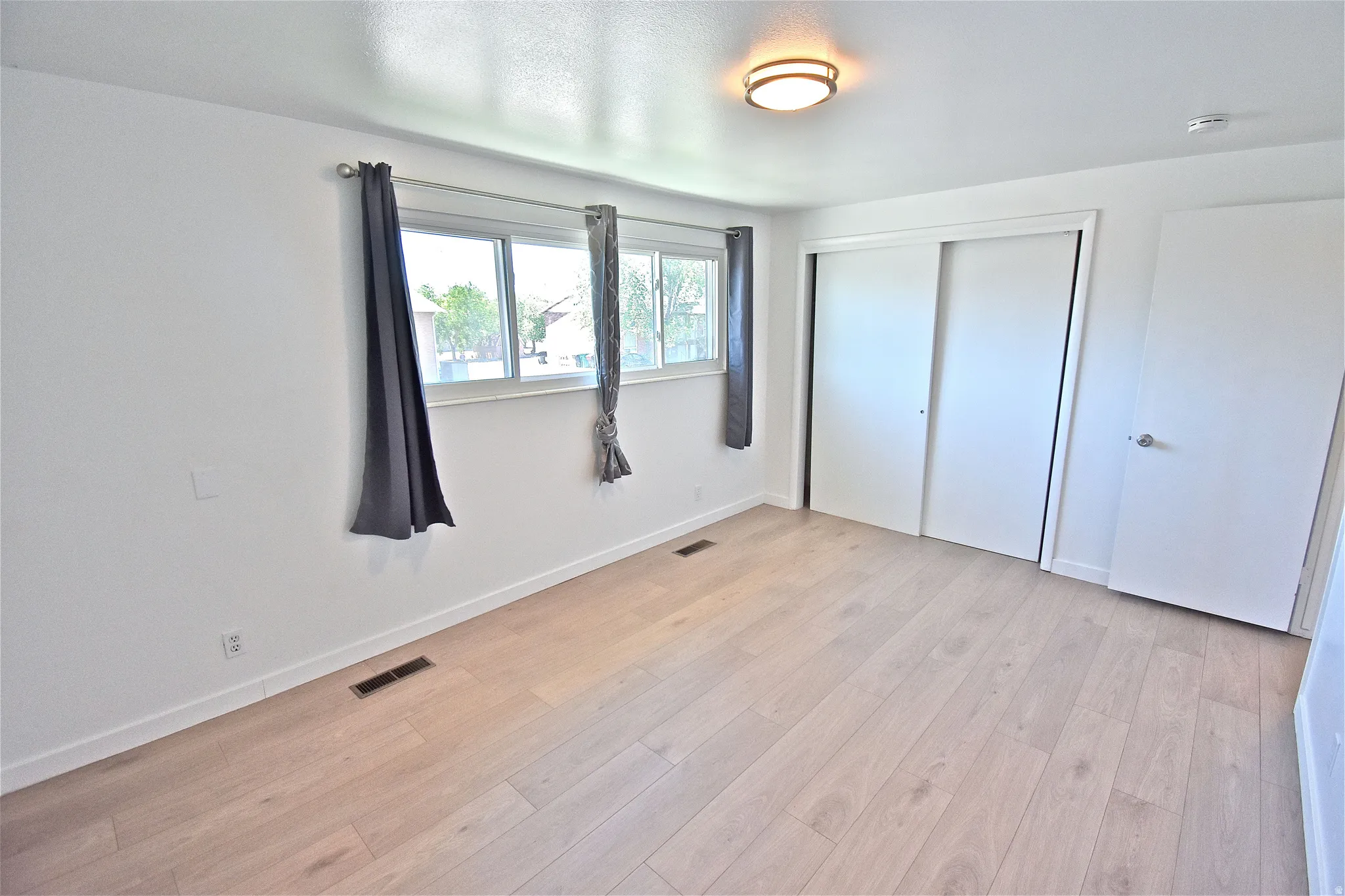 Bedroom with closet