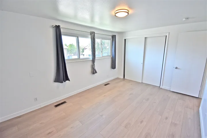 Bedroom with closet