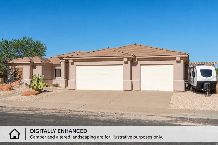 This photo has been digitally enhanced to illustrate the property’s potential.