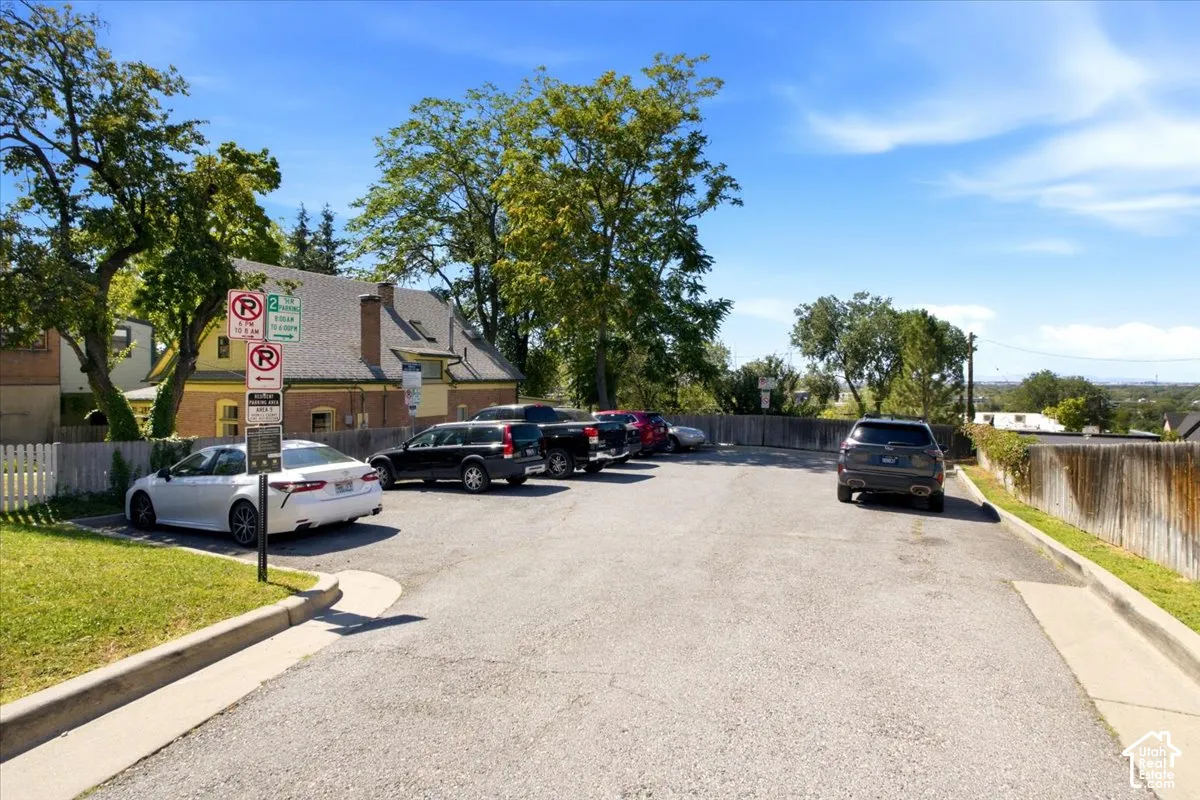 Parking lot is next door to the home-RESIDENT PERMIT AREA 5