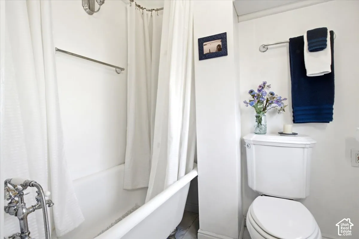 Updated bathroom.