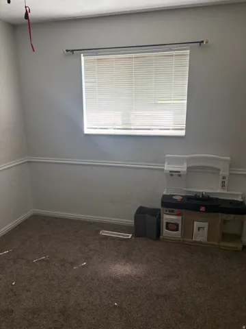 Spare bedroom with natural light