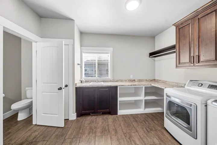 Laundry and 1/2 bathroom