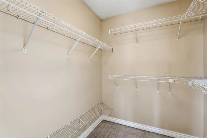 Primary closet
