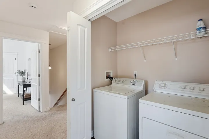 Laundry on level 2 with bedrooms