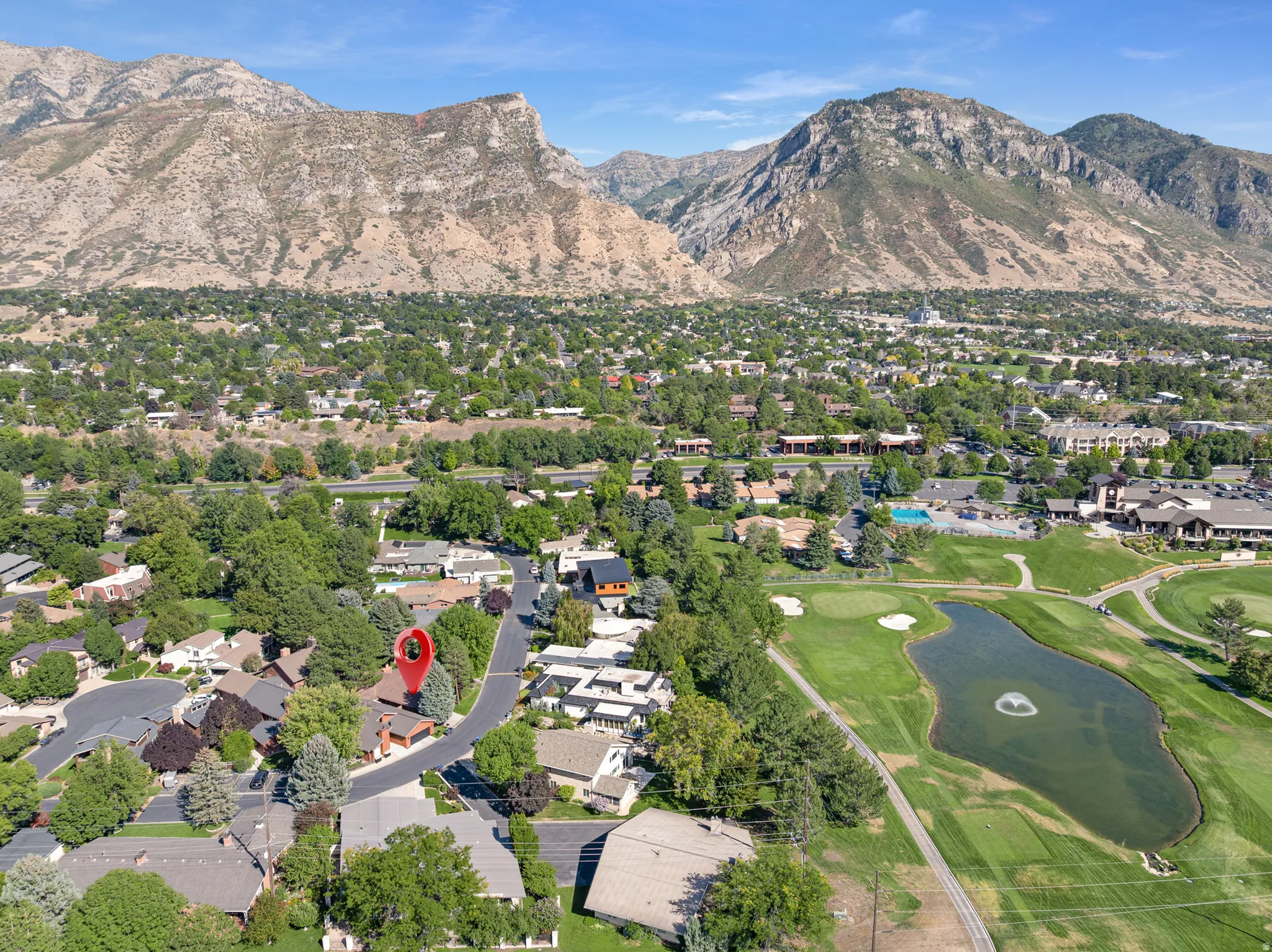 Mountain backdrop