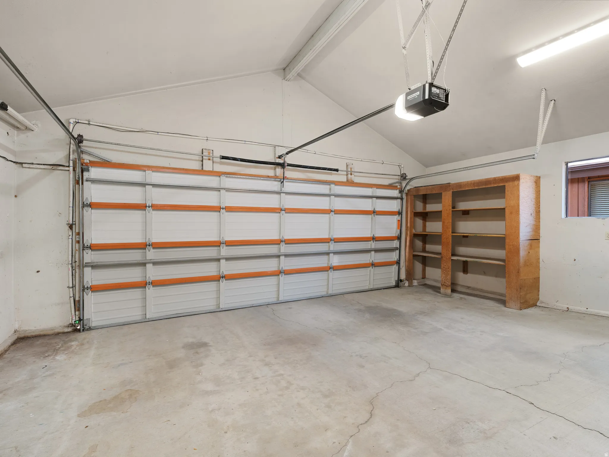 Attached 2-car garage