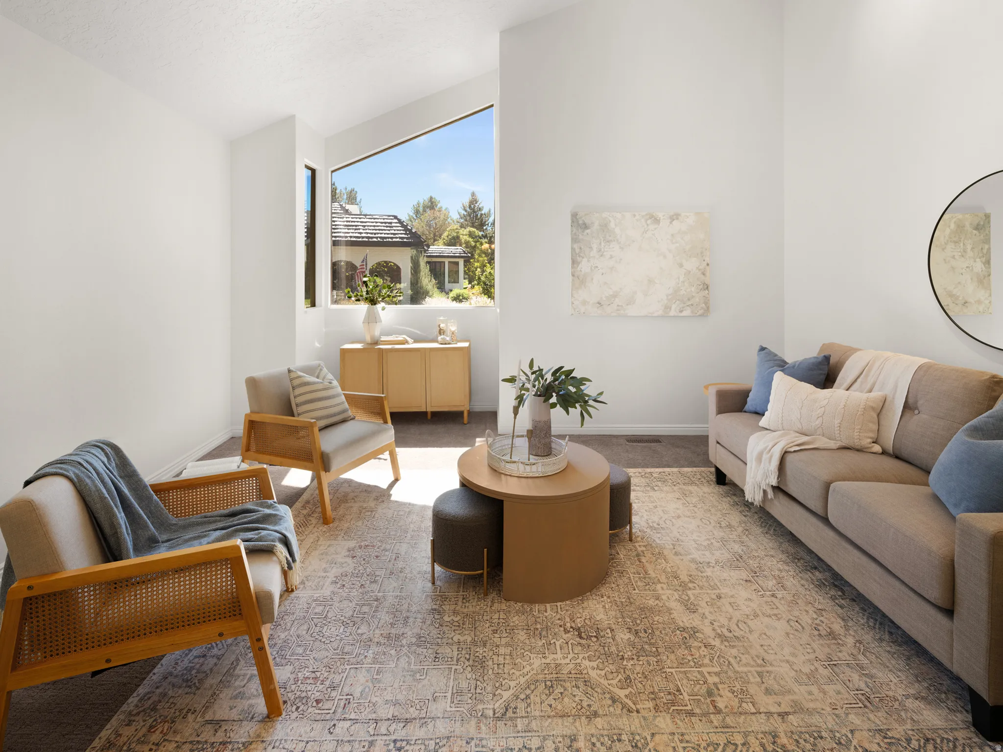 Light-filled living room